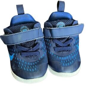 Nike Free RN 2018 Blue White Toddler Shoes Size 5C